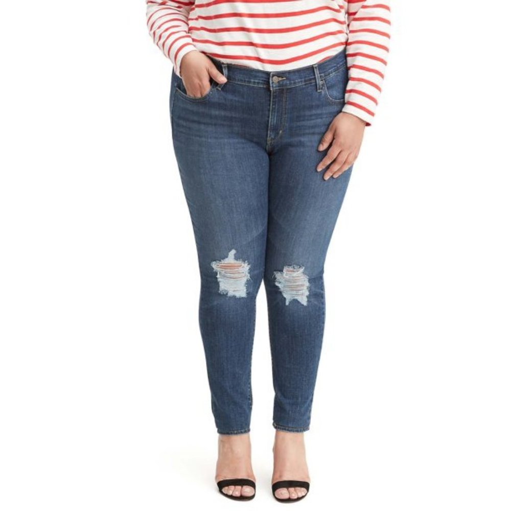 Levi's® 711™ Skinny Jeans Plus Size Mid Rise